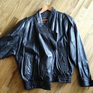 Wilson vintage leather mens jacket